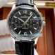 Replica Jaeger LeCoultre Polaris Watch SS Black Dial Black Leather Strap (1)_th.jpg